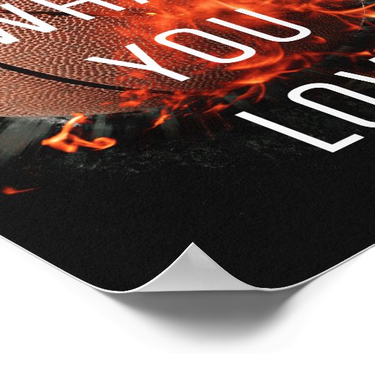 Doe wat je van Basketball Poster houdt (Hoek)