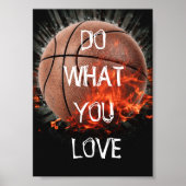 Doe wat je van Basketball Poster houdt (Voorkant)
