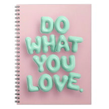 Doe wat je van pastel esthetische spiraal notitieb