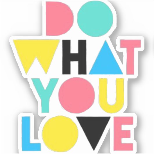 Doe wat je van sticker houdt (Voorkant)