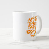 Doe wat je vreugde brengt grote koffiekop (Voorkant rechts)