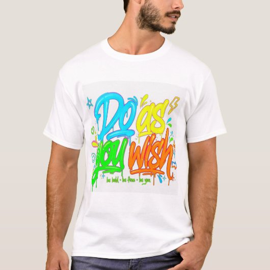 Doe Wat Je Wil Graffiti T-Shirt (Voorkant)