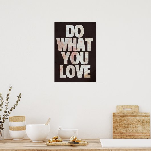 Doe wat je wilt poster (Keuken)