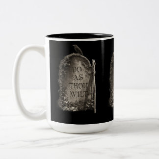 Doe wat je wilt tweekleurige koffiemok
