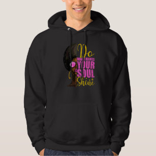 Doe wat je ziel laat schijnen Inspirerende Afrika Hoodie