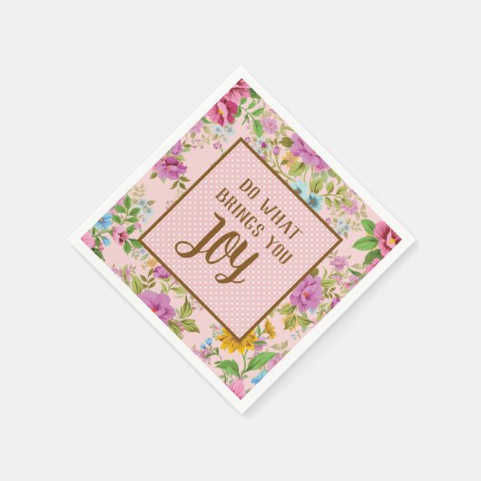 Doe wat Joy Floral brengt Servet (Hoek)