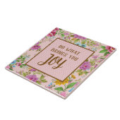 Doe wat Joy Floral brengt Tegeltje (Zijkant)