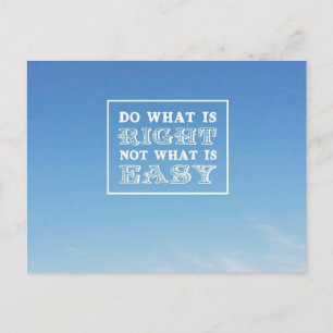 Doe wat Juist is Briefkaart
