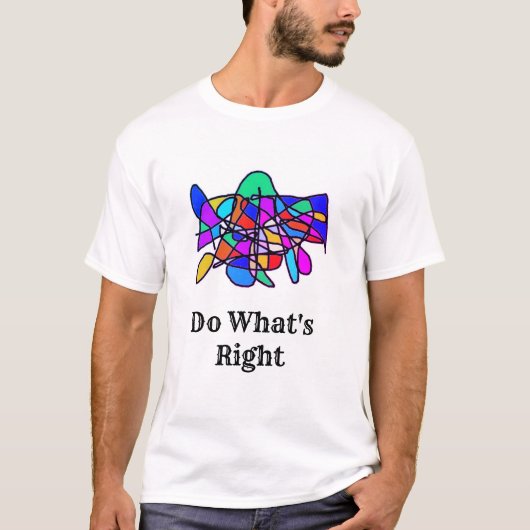 Doe wat juist is t-shirt (Voorkant)