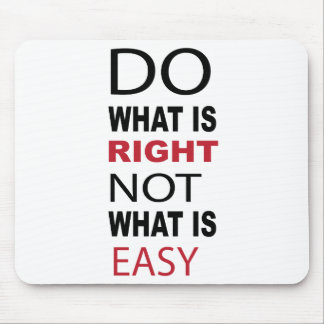 DOE WAT NIET GOED IS WAT GEMAKKELIJK IS MUISMAT