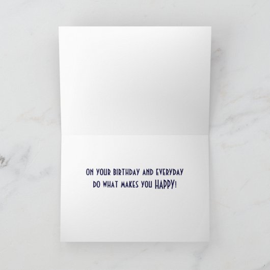 *DOE WAT U GEMAAKT** OP UW BIRTHDAY "SON" KAART (Binnen)