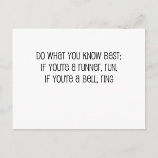 "Doe wat u het beste weet", citaat Briefkaart