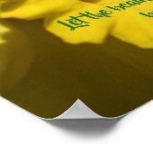 Doe wat u van Daffodil Inspirerend Rumi Quote houd Poster (Hoek)