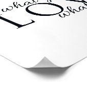 Doe wat u van Inspirerend citaat houdt Poster (Hoek)