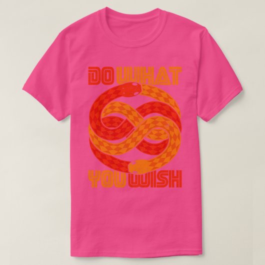 Doe wat u wilt t-shirt (Design voorkant)