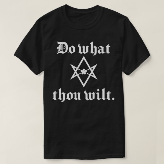 Doe wat u wilt t-shirt (Design voorkant)