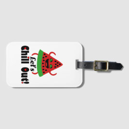 ❤️ 🍉Doe Watermeloen Dans & Chill 😋 Bagagelabel