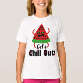 ❤️ 🍉Doe Watermeloen Dans & Chill 😋 T-shirt (Voorkant)