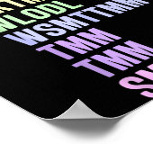 Doe Weet Muffin Dyktmm Nostalgische Quote Poster (Hoek)
