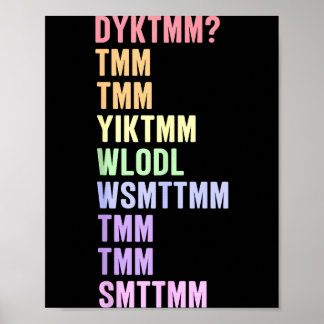 Doe Weet Muffin Dyktmm Nostalgische Quote Poster