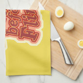 Doe Wings voor de vlamingen Funny Chicken Motto Theedoek (Quarter Fold)