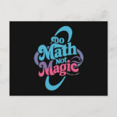 Doe Wiskunde niet magische Wiskunden liefhebbers Briefkaart (Voorkant)