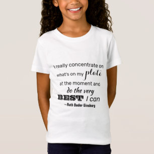 Doe zeer best ik kan RBG Inspirerend Citaat T-shirt