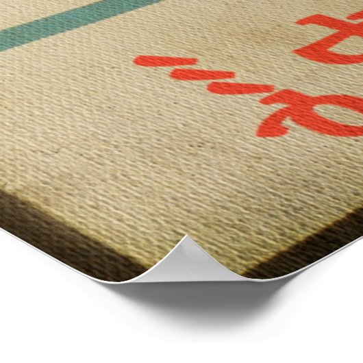 Doe zoals u is geïnstrueerd poster (Hoek)