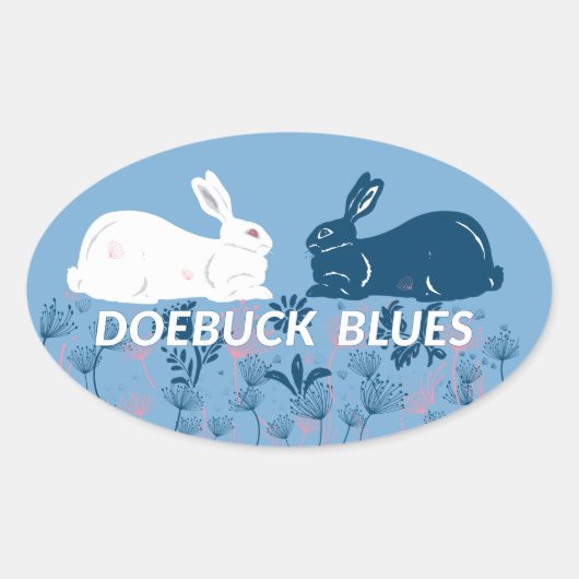 Doebuck Blues Nieuwe Sticker (Voorkant)
