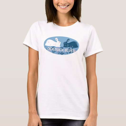 Doebuck Blues T-shirt voor dames (Voorkant)