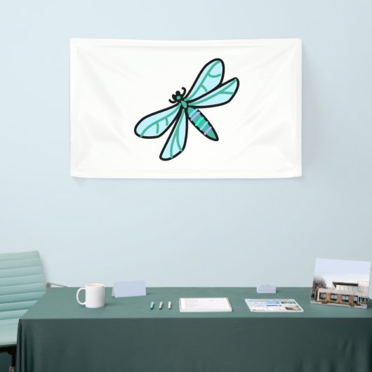 doedel een libel spandoek (Beurs)