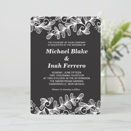 doedele bladeren kaart (Staand voorkant)