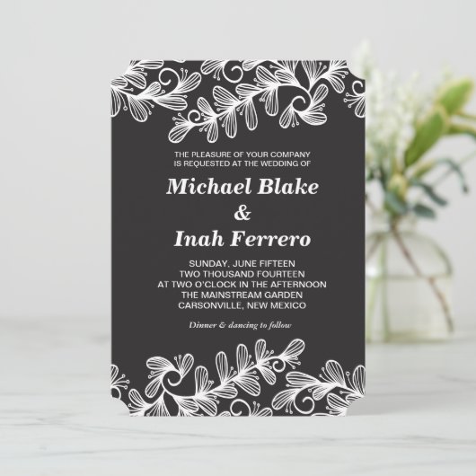 doedele bladeren kaart (Staand voorkant)