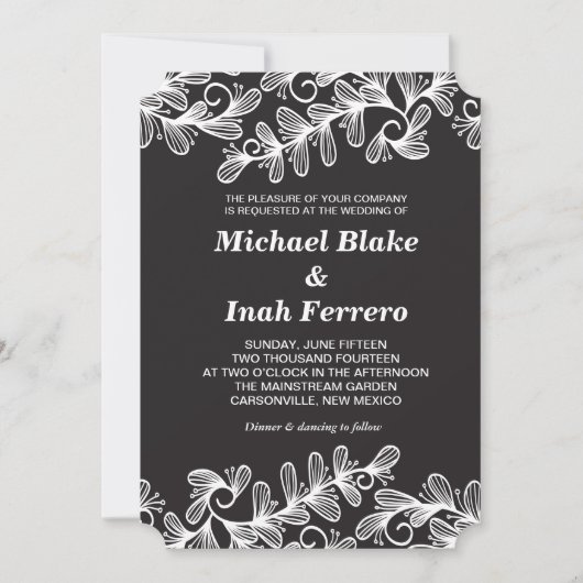 doedele bladeren kaart (Voorkant)