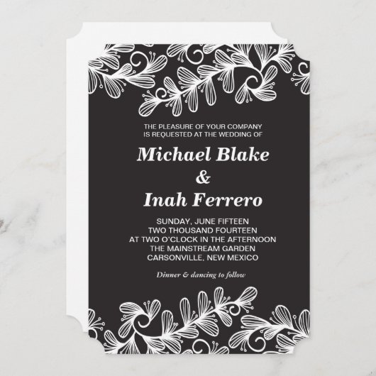 doedele bladeren kaart (Voorkant / Achterkant)