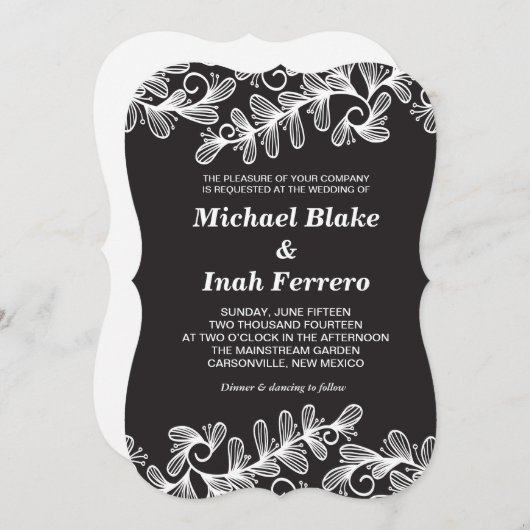 doedele bladeren kaart (Voorkant / Achterkant)