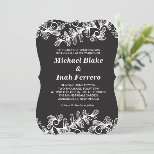 doedele bladeren kaart (Staand voorkant)