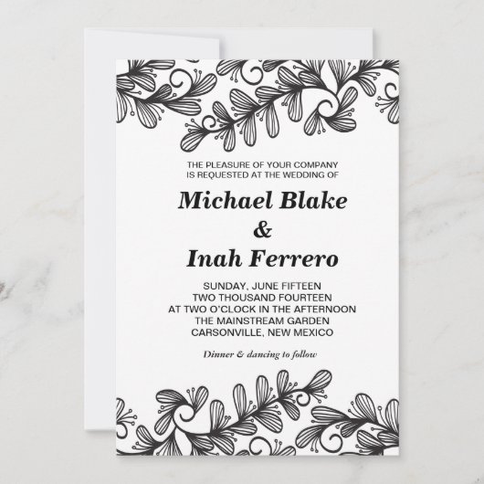 doedele bladeren kaart (Voorkant)