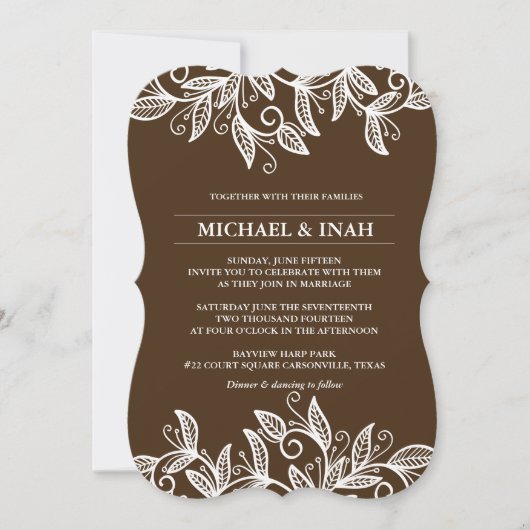 doedele zwenkblad kaart (Voorkant)