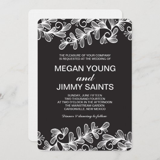 doedele zwenkblad kaart (Voorkant / Achterkant)