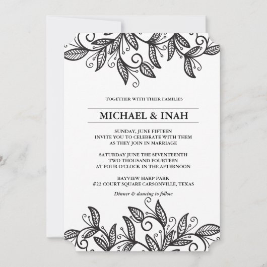 doedele zwenkblad kaart (Voorkant)