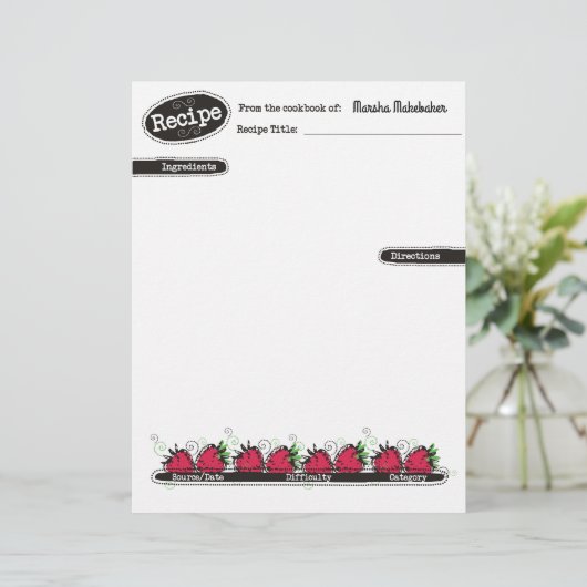 doedelen aardbeien fruitbakkerij voor het recept l (Staand voorkant)