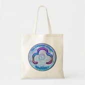 Doedelen op het symbool van Abundancel Bliss Tote Bag (Voorkant)