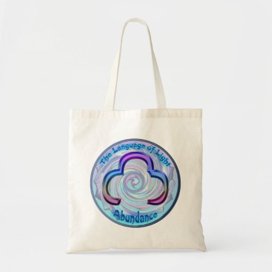 Doedelen op het symbool van Abundancel Bliss Tote Bag (Voorkant)