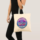 Doedelen op het symbool van onvoorwaardelijke lief tote bag (Voorkant (product))