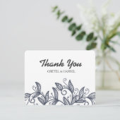 doedels bedankkaart (Staand voorkant)