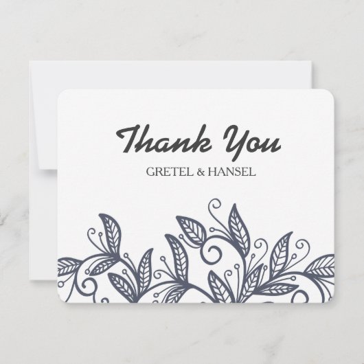 doedels bedankkaart (Voorkant)