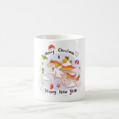Doedels, schetsen, cartoons, Kerst Koffiemok (Center)