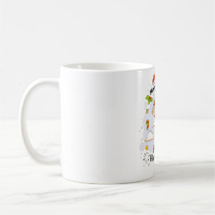 Doedels, schetsen, cartoons, Kerst Koffiemok