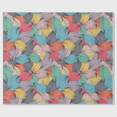 Doedels van kleurrijk garen cadeaupapier (Vlak)